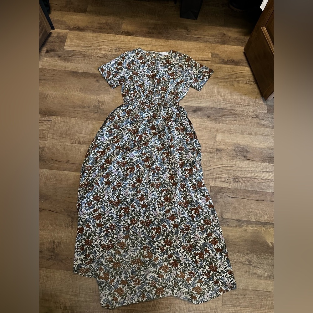 One loved babe faux wrap dress